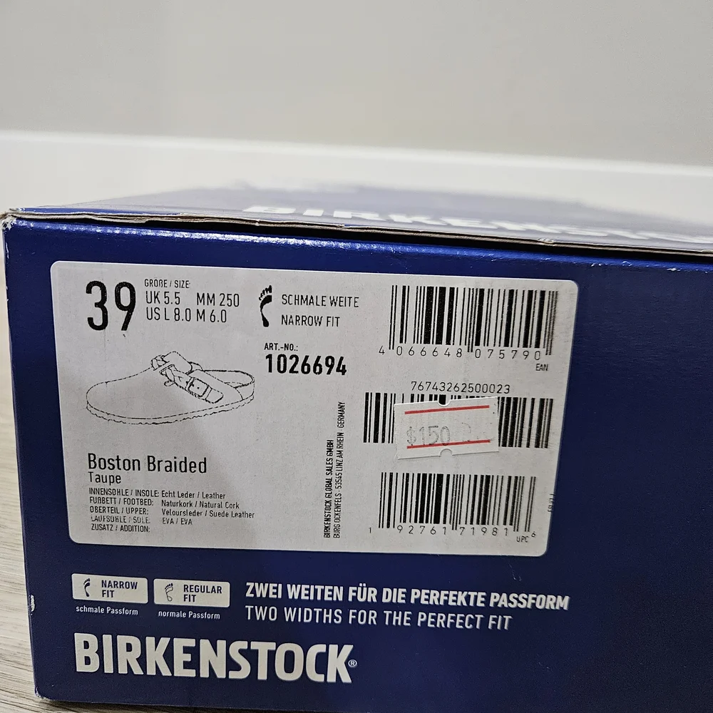 Birkenstock Kids Suede Clogs - Tan - Picture 5 of 5